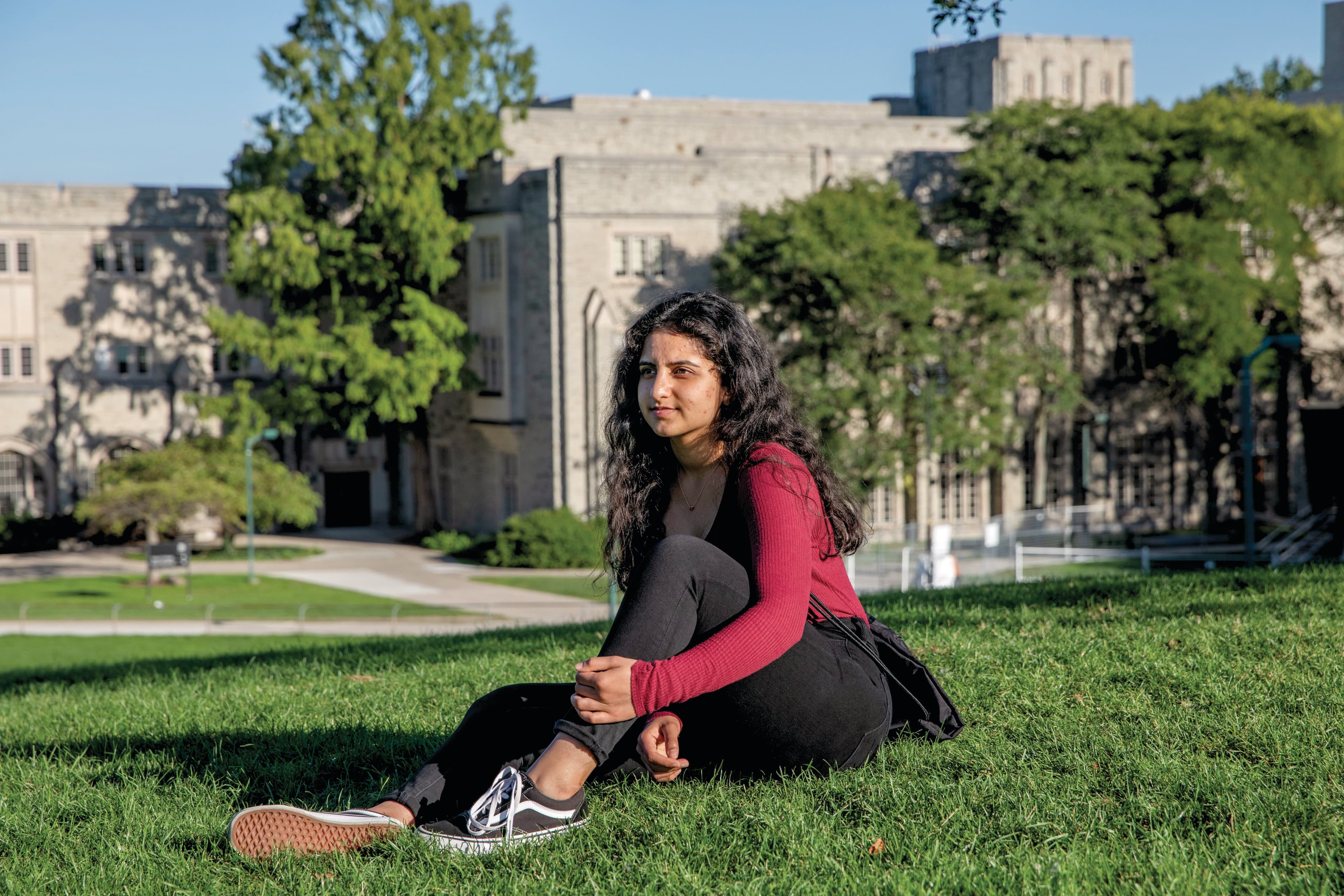 Charania, a student from Uganda, chose to stay at Western University in London, Ont.(Photograph by Brett Gundlock)