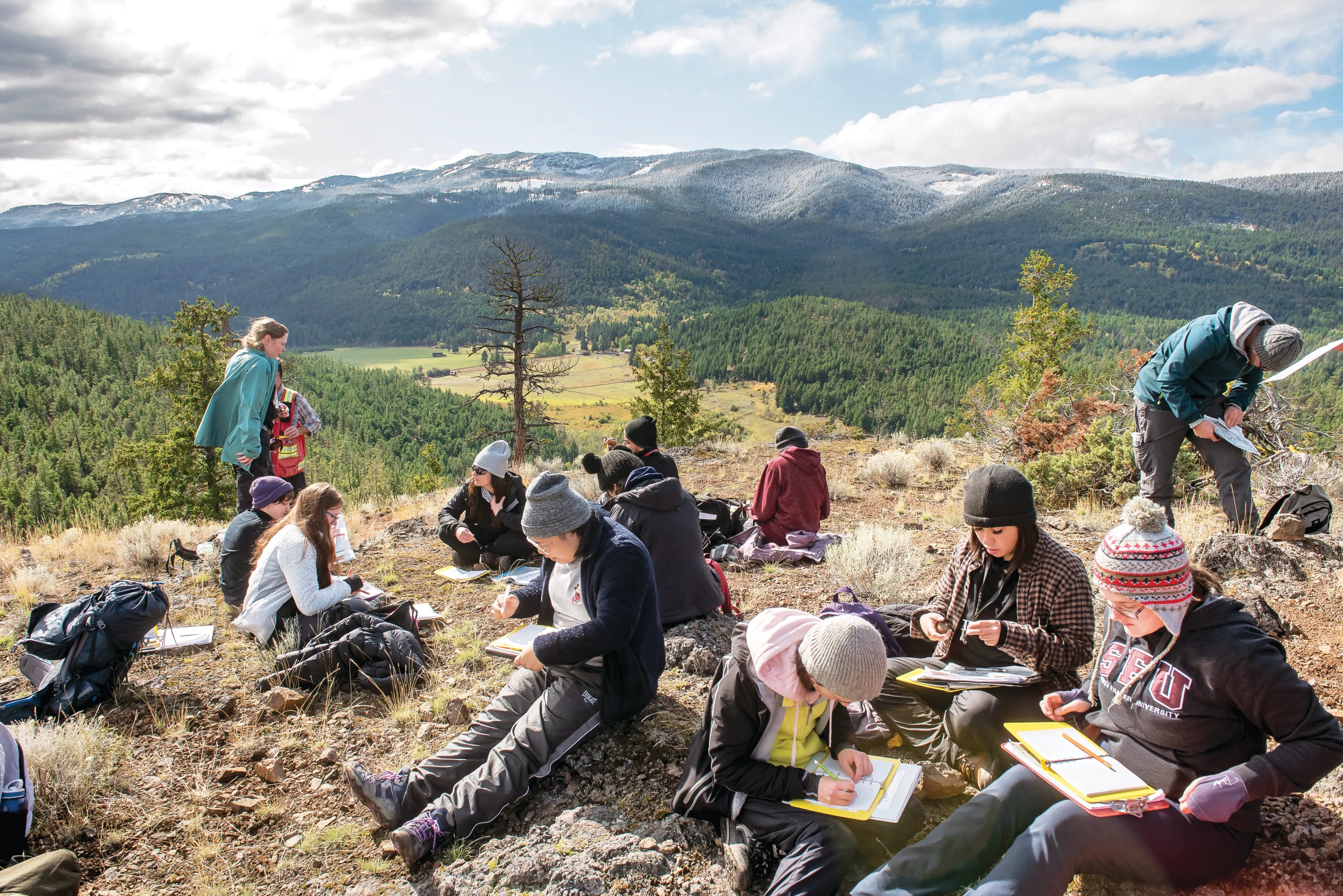 Simon Fraser University students. (Courtesy of Dale Northey/Simon Fraser University)
