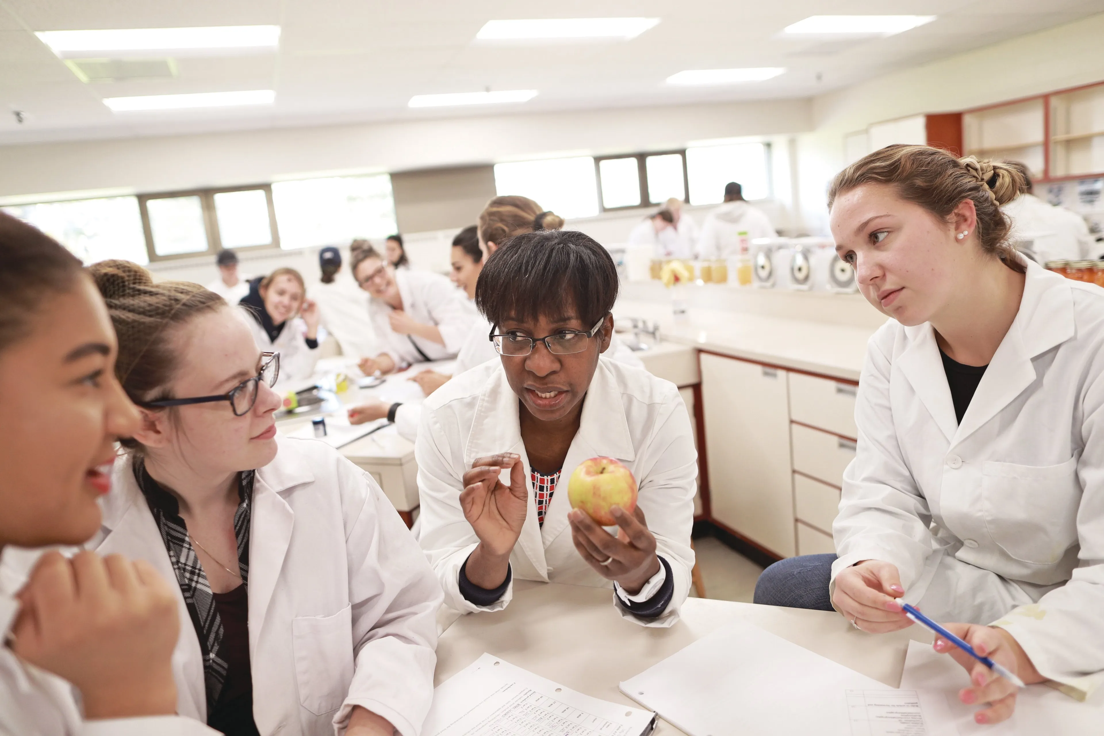 St Francis Xavier biology lab. (Courtesy of St Francis Xavier University)
