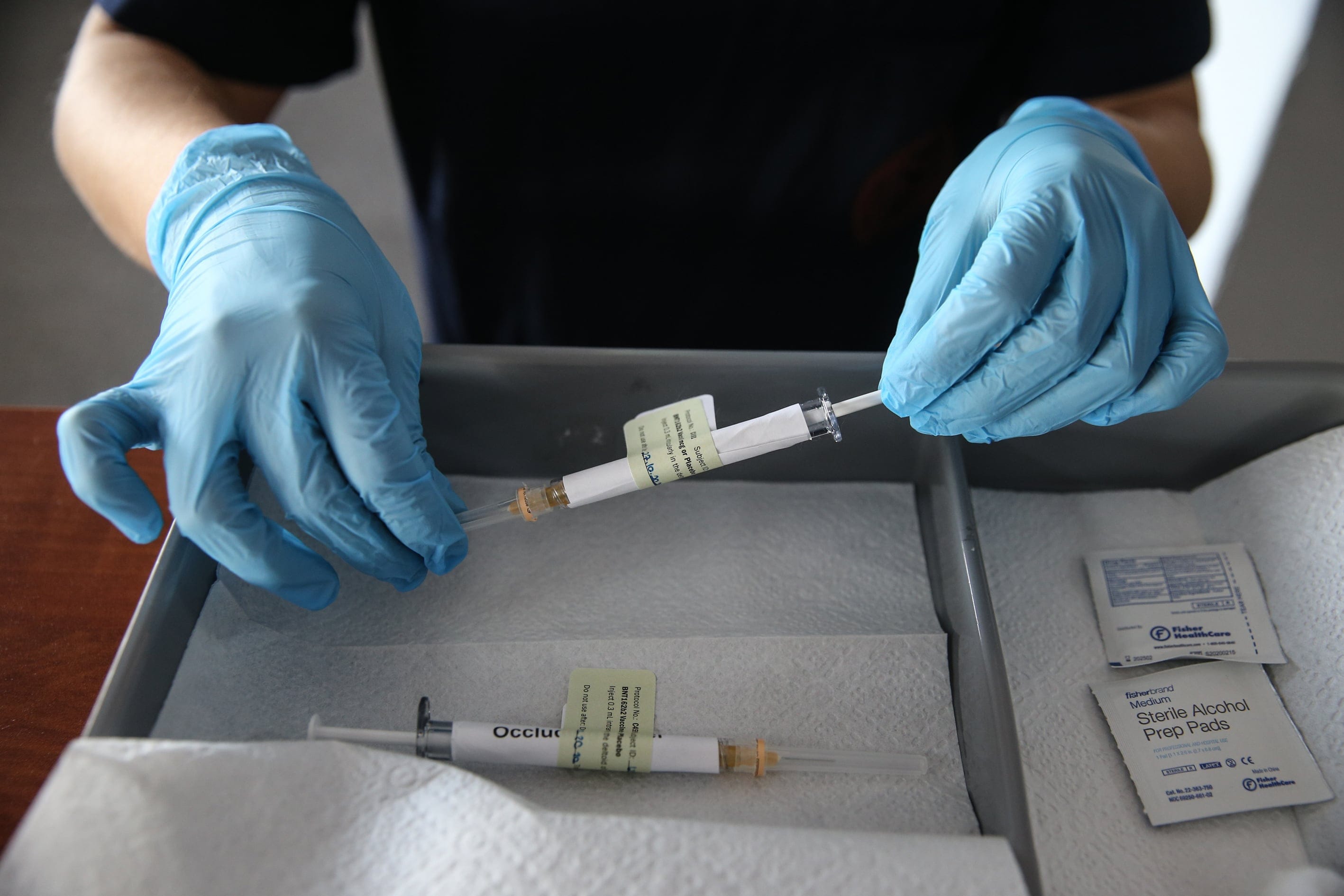 Developing a vaccine is only the beginning—establishing fair and safe distribution is next (Dogukan Keskinkilic/Anadolu Agency/Getty Images)
