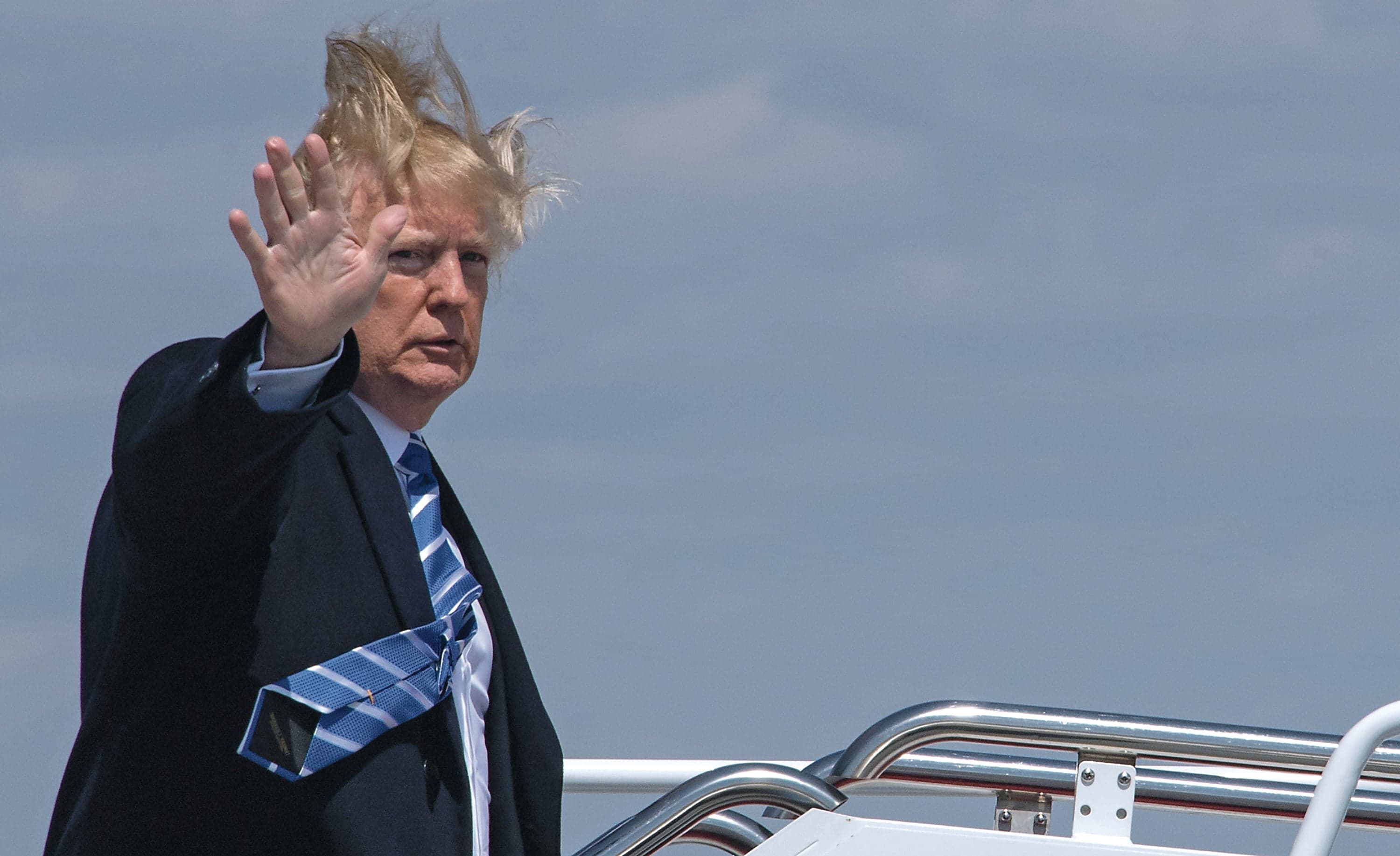 Where might Donald Trump run, in a bid to avoid prison?