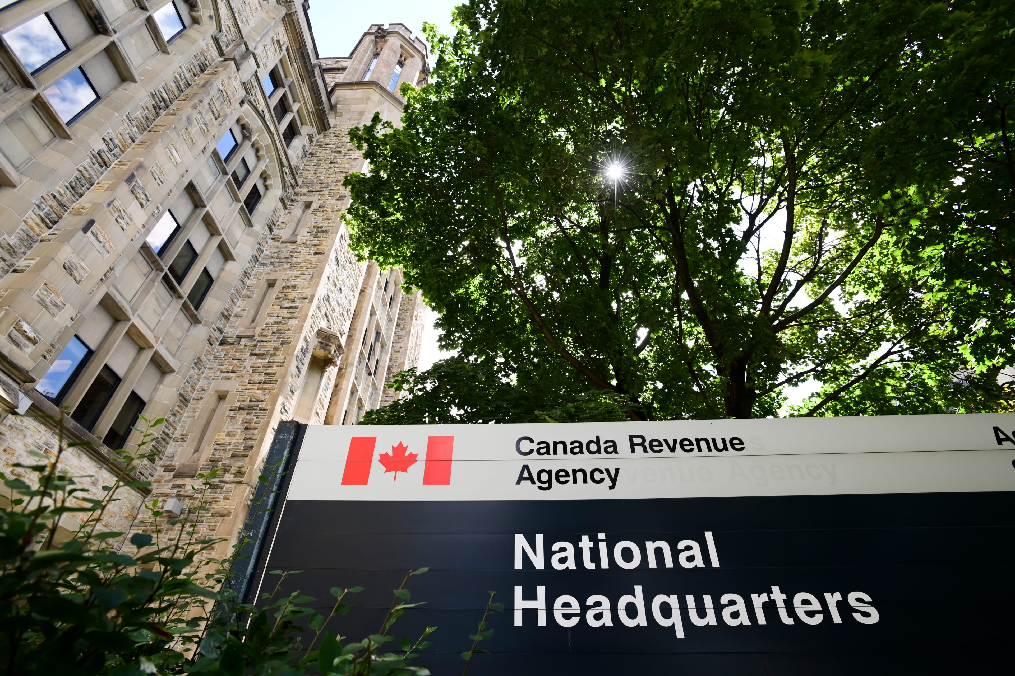 The Canada Revenue Agency headquarters is pictured in Ottawa on Monday, Aug. 17, 2020. (Sean Kilpatrick/CP)