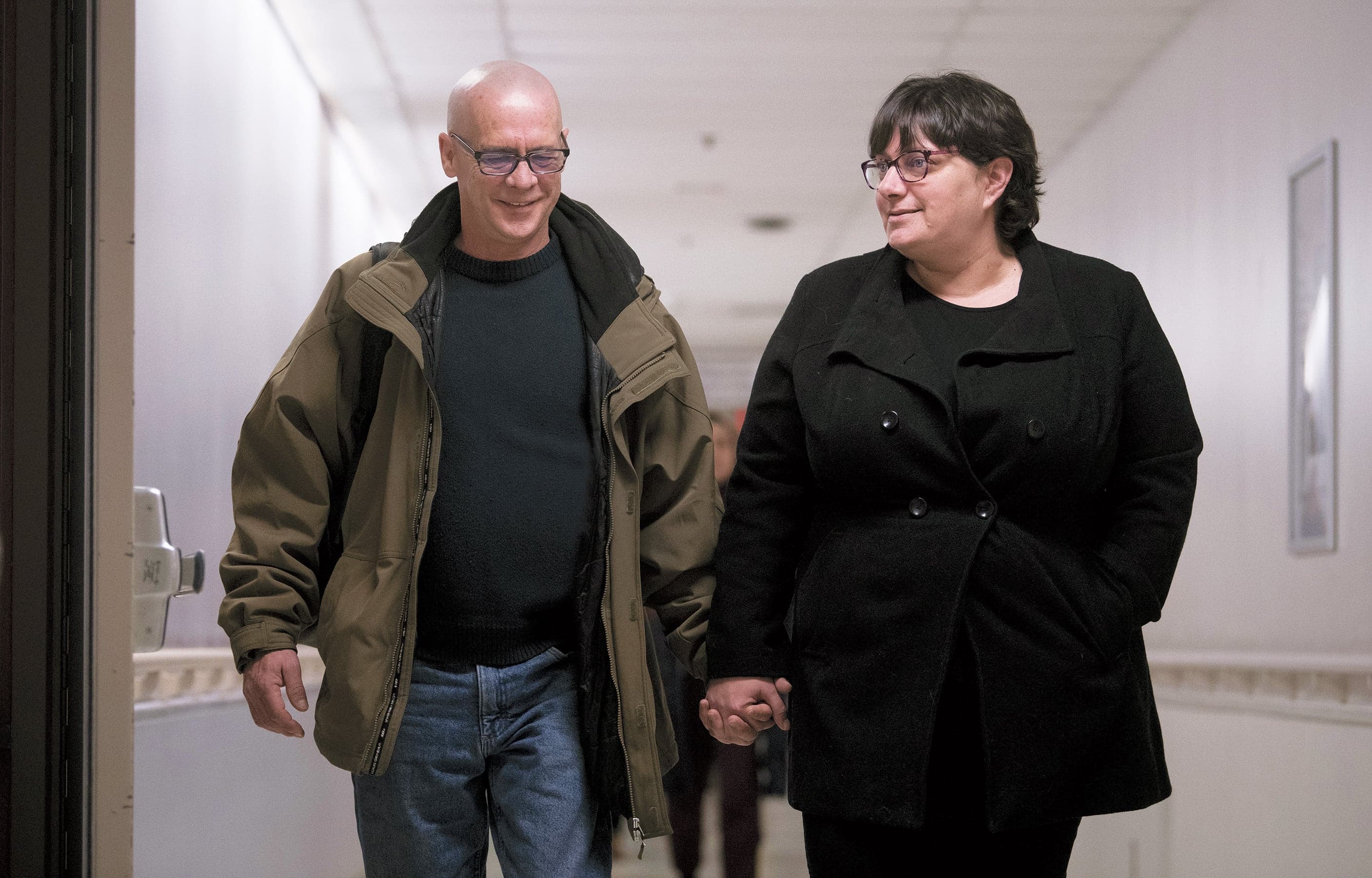 Kelly with her current husband was diagnosed with PTSD after years of sexual, physical and emotional abuse (Courtesy of Sunnybrook Health Sciences Centre)