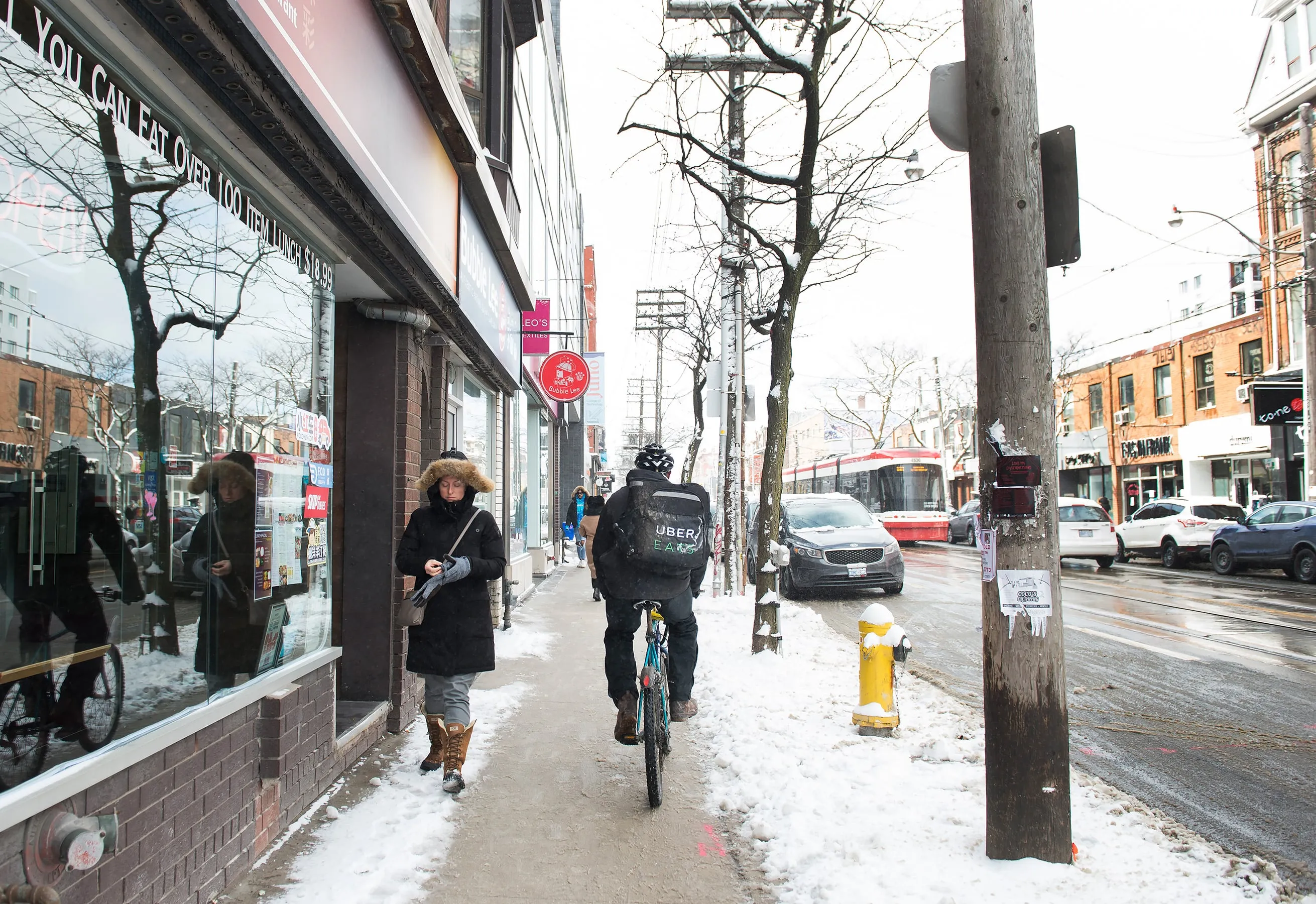 Third-party delivery platforms have based their business models on access to cheap labour (Nathan Denette/CP)