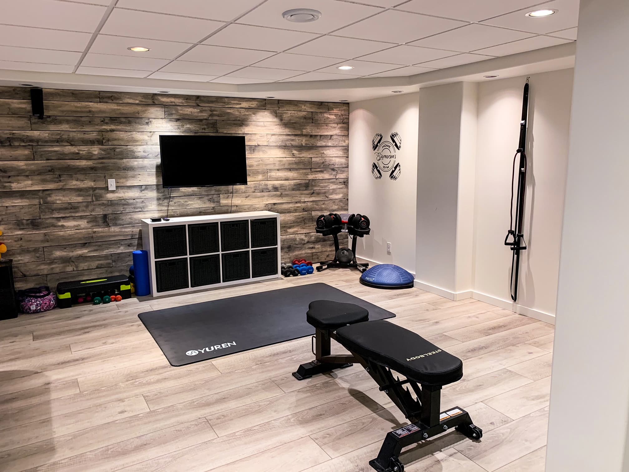 Jennifer Bjarnarson's home gym renos (Courtesy of Jennifer Bjarnarson)