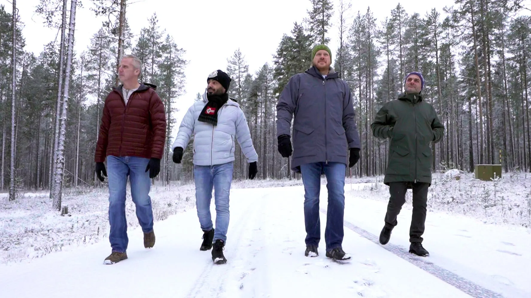 The 4 contestants of the show, Maajussille morsian (Courtesy of MTV3)