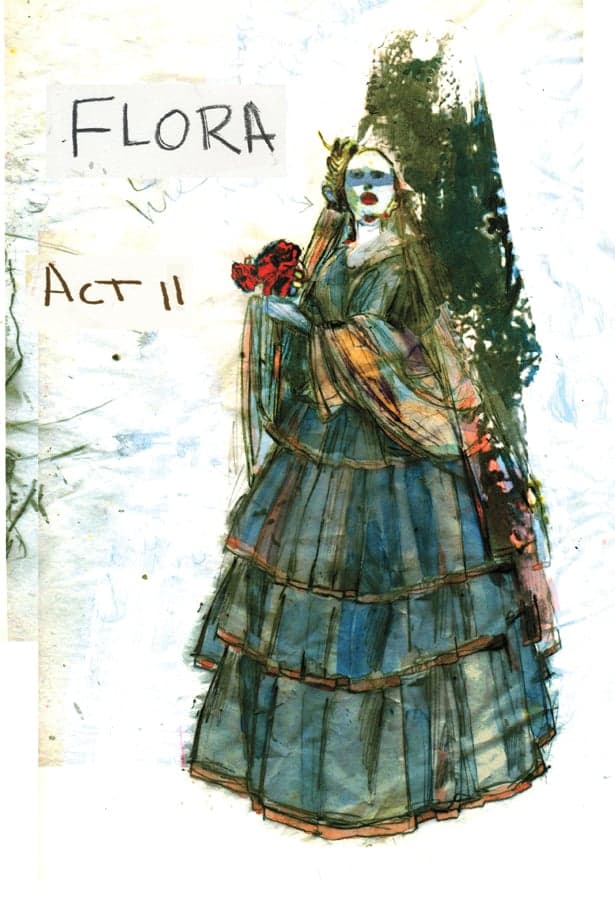 Costume sketches (Courtesy of Cait O’Connor)