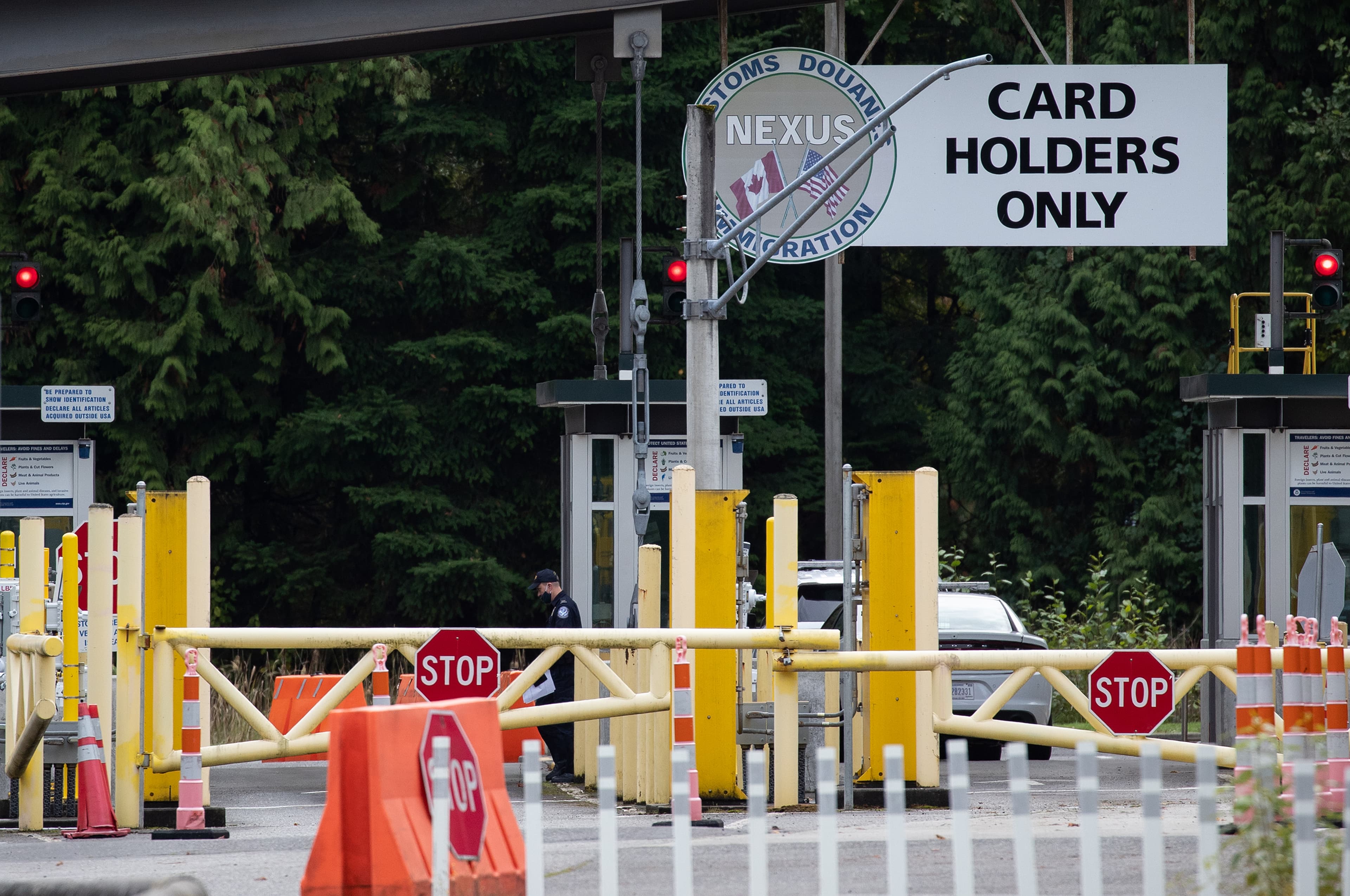 The U.S.-Canada border reopens; and Canadian flags to stay raised