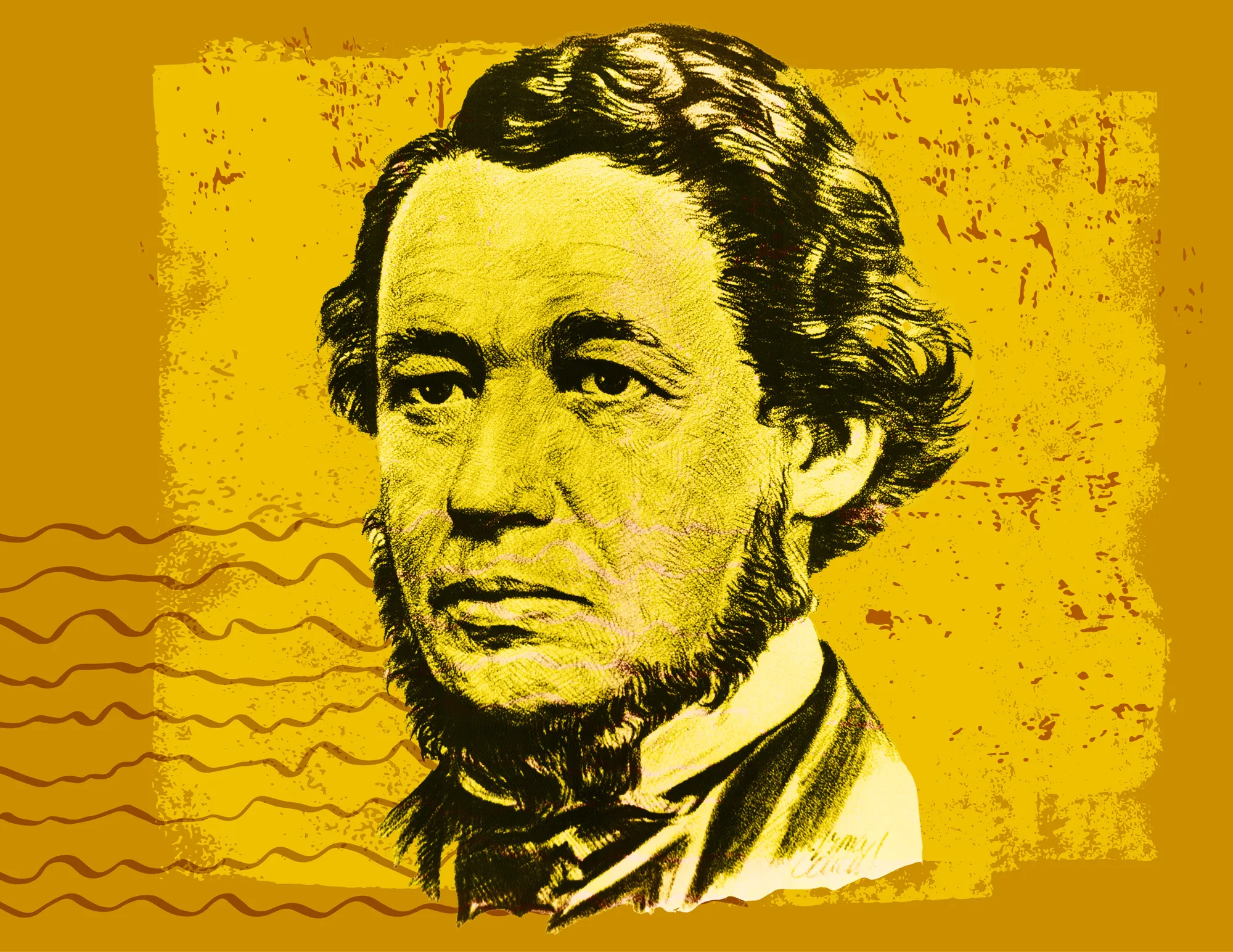A man in 1800s clothing