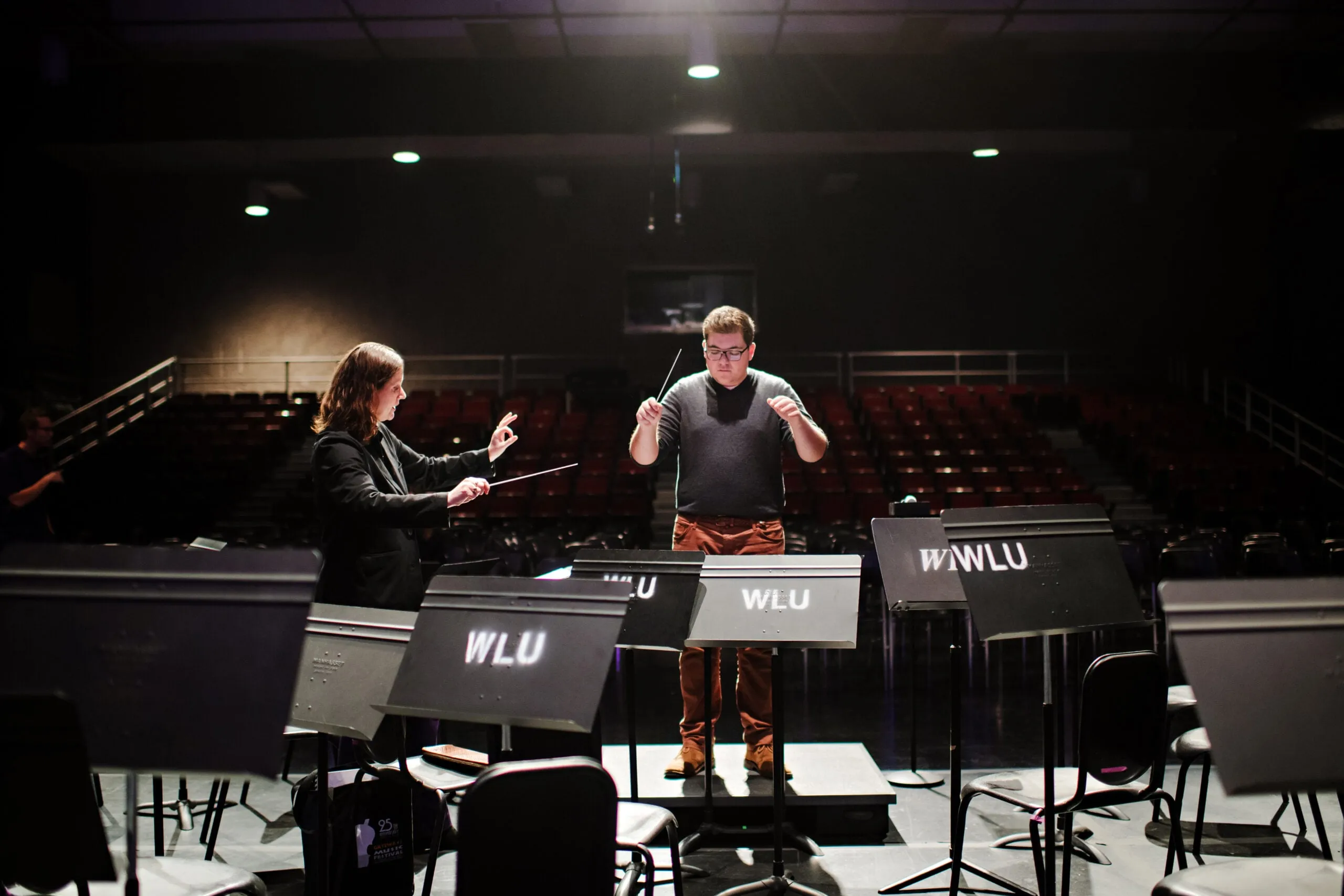 WILFREDLAURIER_Laurier music faculty member coaches student preparing for concert