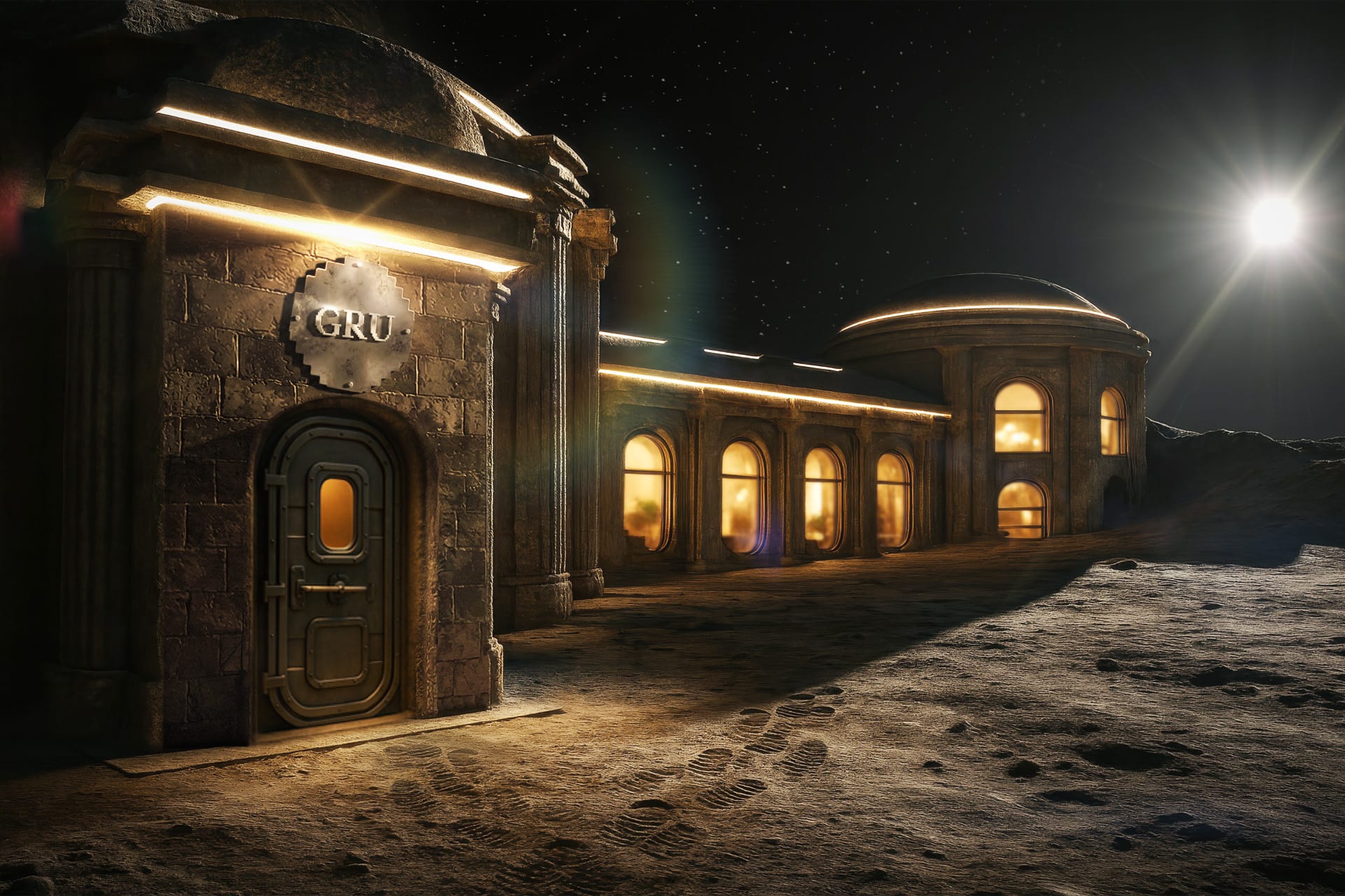 The GRU moon hotel