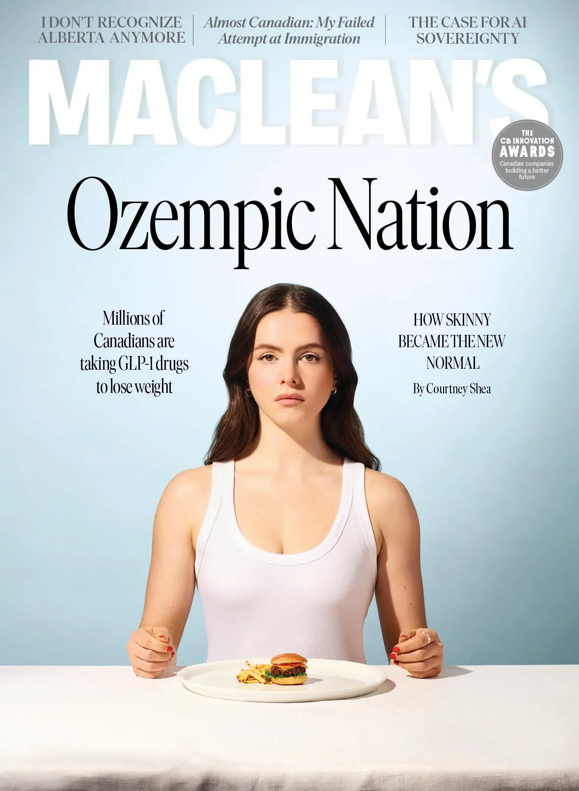 The cover of the Maclean's May issue