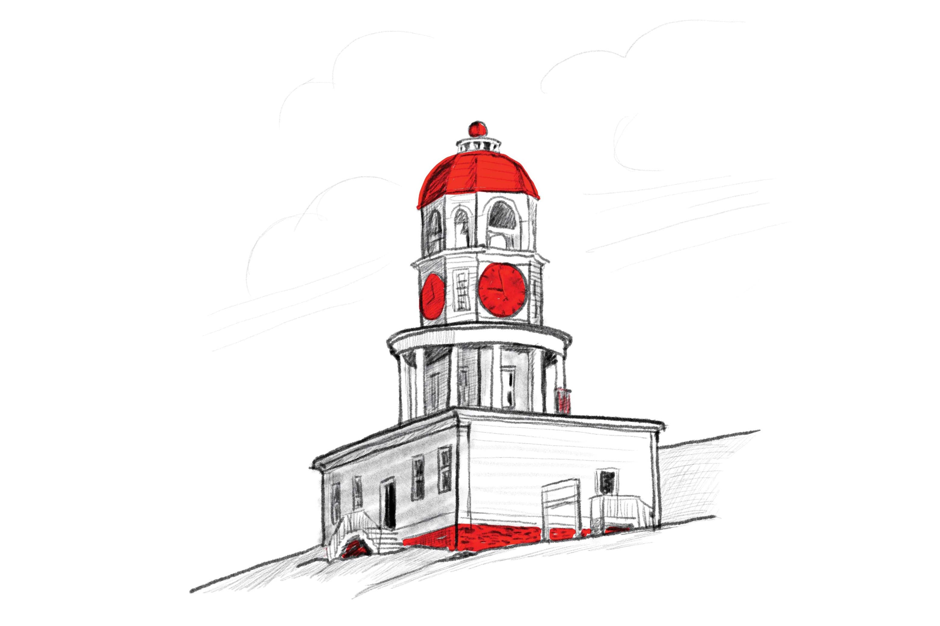 Illustration of the Halifax Citadel by Lynne Rennie