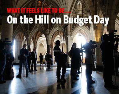 What it feels like to be on the Hill on budget day 