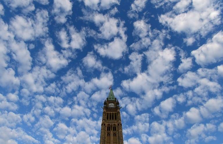 <p>The Peace Tower on Parliament Hill in Ottawa. THE CANADIAN PRESS/Sean Kilpatrick</p>
