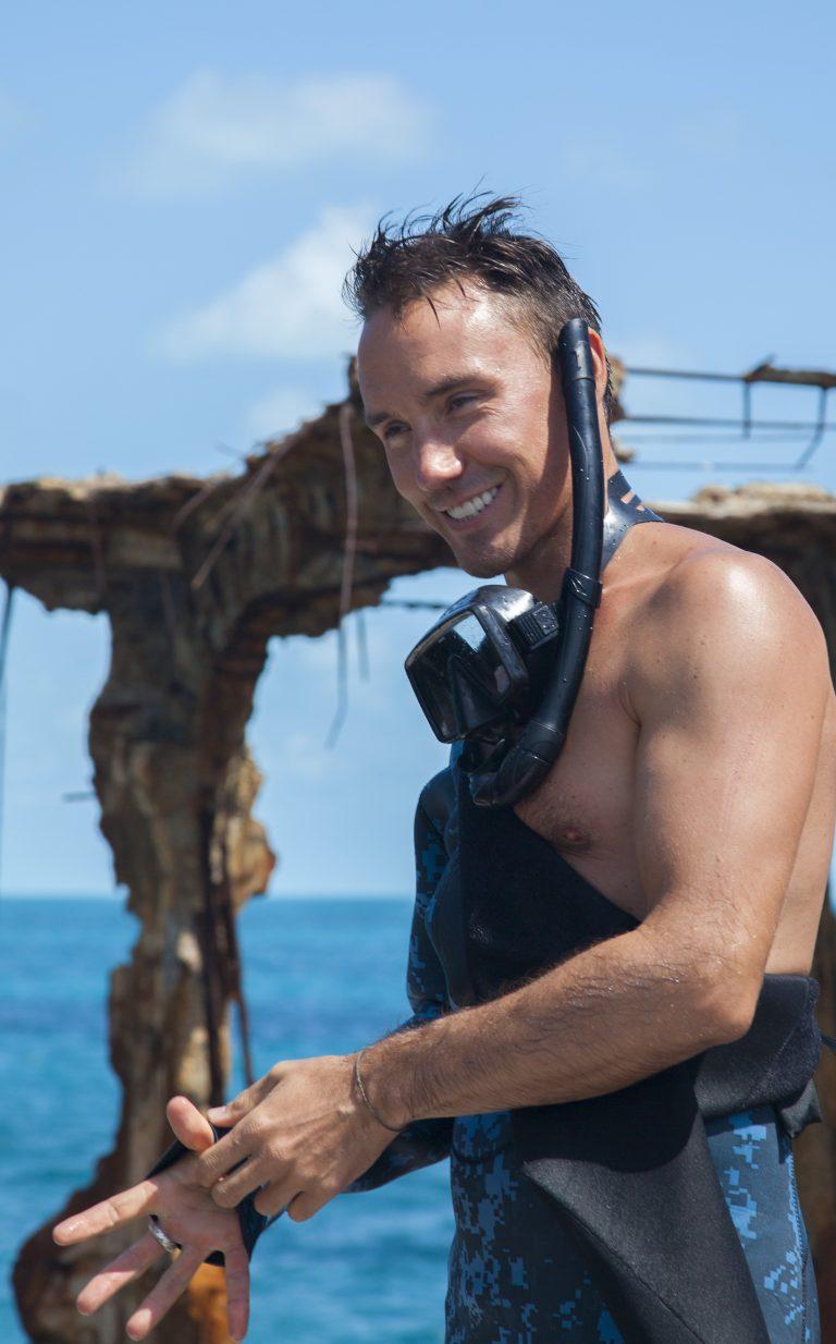 Rob Stewart during production of Sharkwater Extinction. (Will Allen/Sharkwater Extinction)