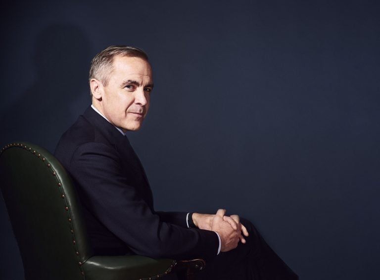 Governor of the Bank of England, Mark Carney. (Photograph by Kate Peters)
