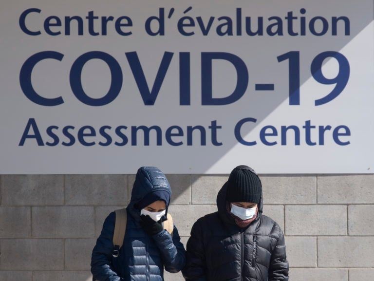 A COVID-19 assessment centre in Ottawa. (Adrian Wyld/CP)