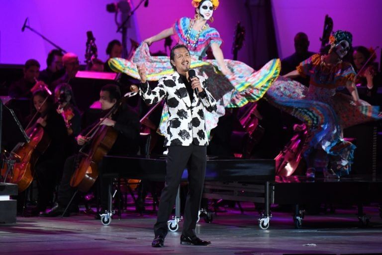 Benjamin Bratt performing in A Celebration of Music from Coco. (Disney+)