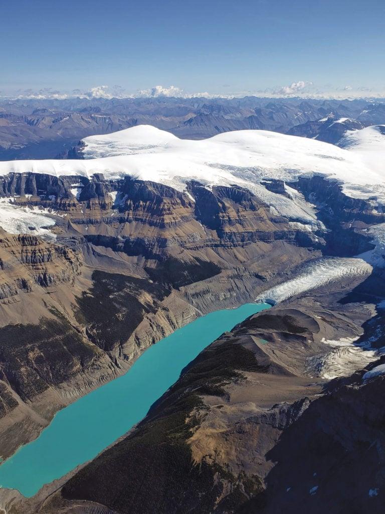 This year, the University of Alberta’s Canadian Ice Core Lab began a five-year study of contaminants and melting ice in the Columbia Icefield (Courtesy of Steve Beffort/Hakai)