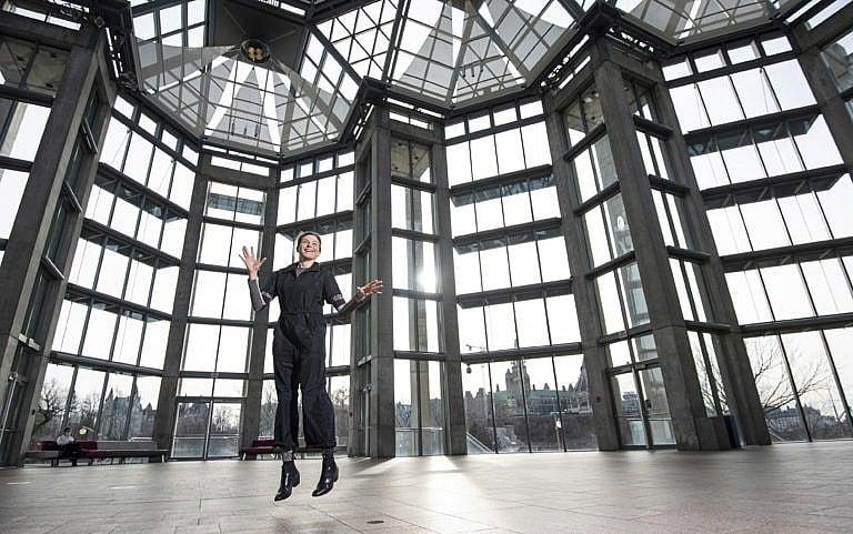 Suda, director of the National Gallery of Canada, in Ottawa on Dec. 17, 2020 (Justin Tang for Maclean's Magazine)