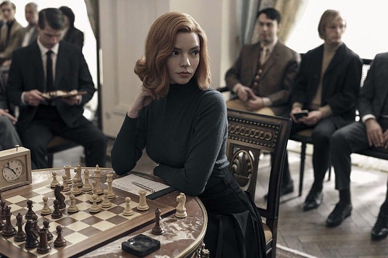 Anya Taylor as Beth Harmon in The Queen’s Gambit. (Charlie Gray/Netflix)