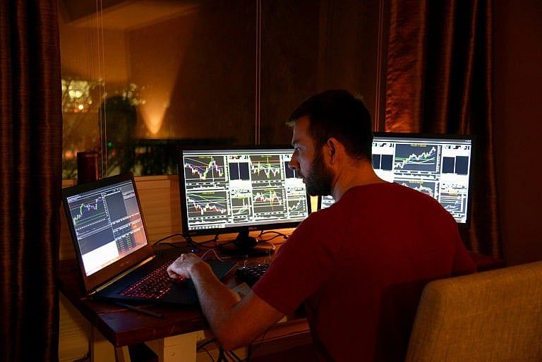After months of research, Randelovic quit his job to focus on day trading just before COVID hit; ‘I’ve had to become comfortable with losing,’ he says (no credit)