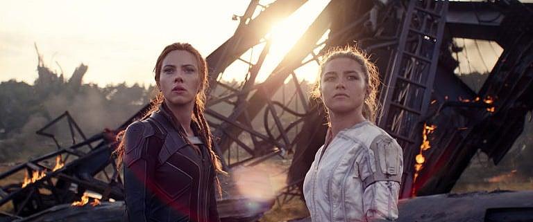 Scarlett Johansson and Florence Pugh in 'Black Widow' (Courtesy of Marvel Studios)