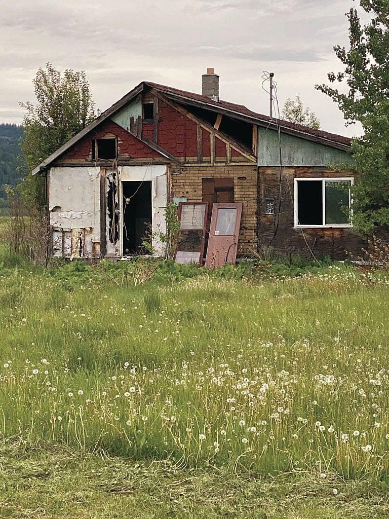 Once a welcome shelter, the house where Ignace’s aunt and uncle let him stay has fallen into ruin (Ron Ignace)