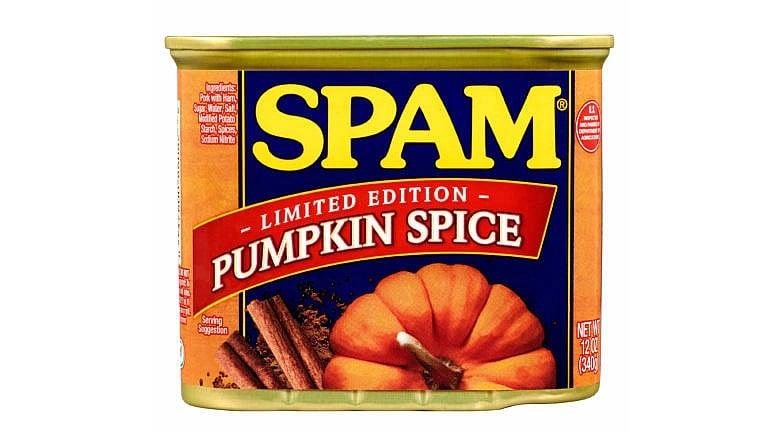 Pumpkin Spice Spam (Courtesy of Hormel Foods)