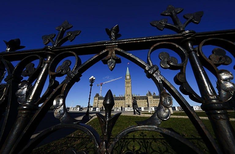 Parliament Hill's Centre Block in Ottawa on Nov. 22, 2021. (Sean Kilpatrick/Canadian Press)
