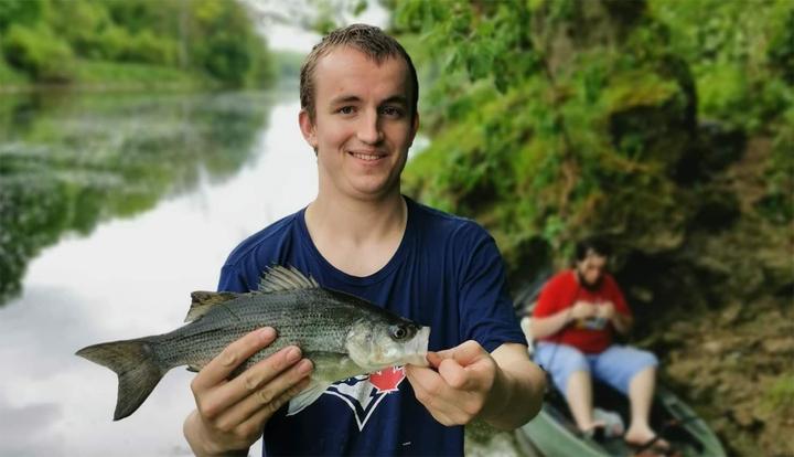 Nathaniel Veltman took a fishing trip just a few weeks before the attack