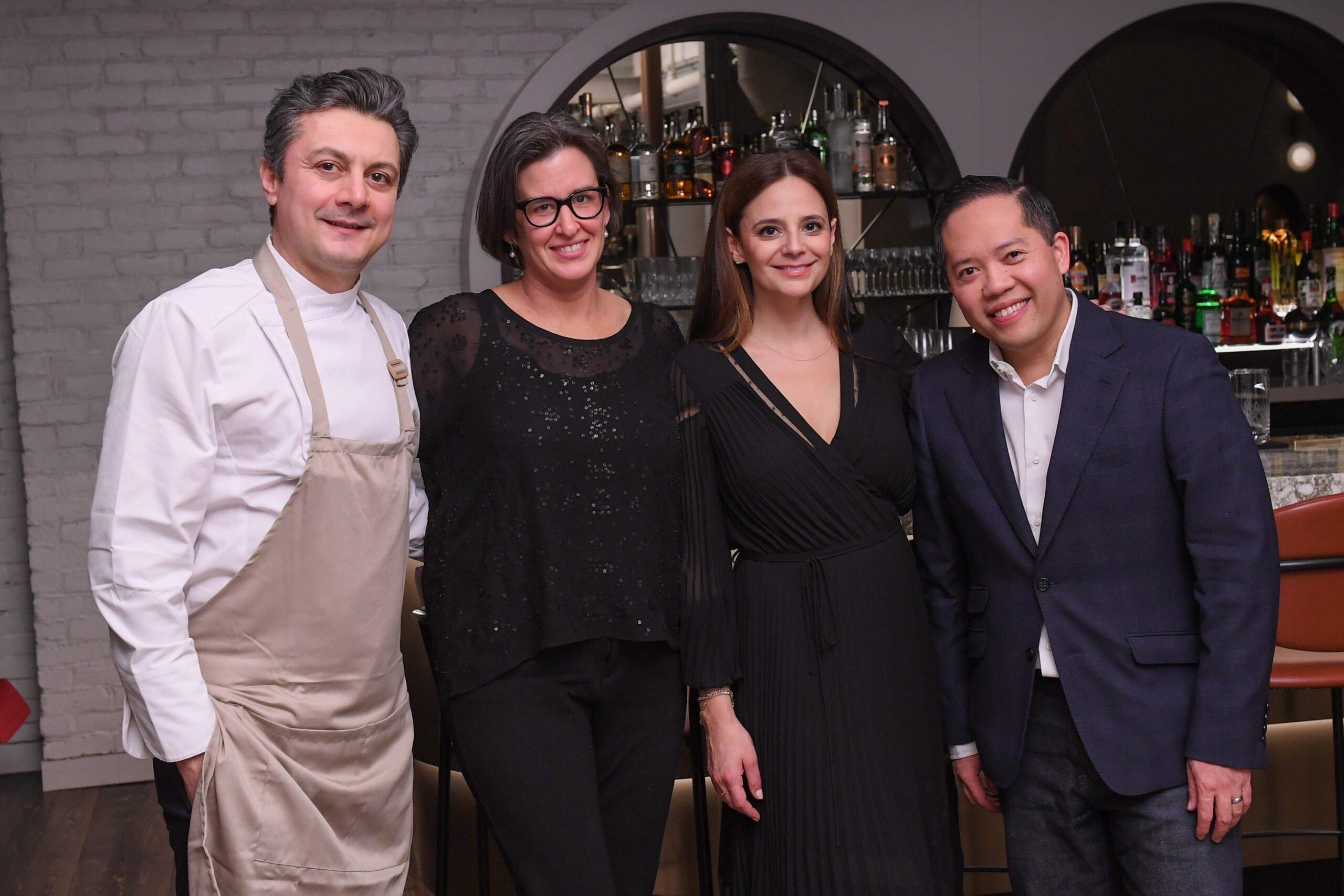 Roberto Marotta and Jacqueline Nicosia co-founders of Bar Ardo, with Sarah Fulford, editor-in-chief of Macleanâs; and Jason Maghanoy, publisher, Macleanâs.
